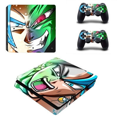 Dragon ball super decal skin for PS4 Slim Console and two ..