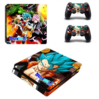 Dragon ball super decal skin for PS4 Slim Console and two ..