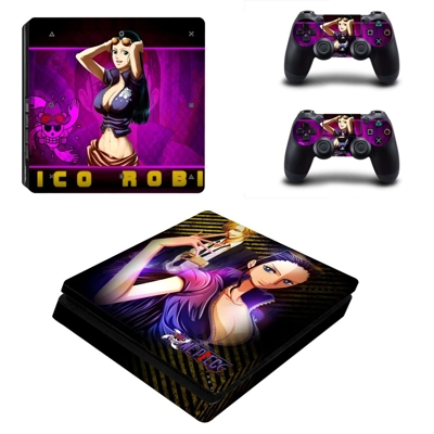 One Piece decal skin for PS4 Slim Console and two controllers