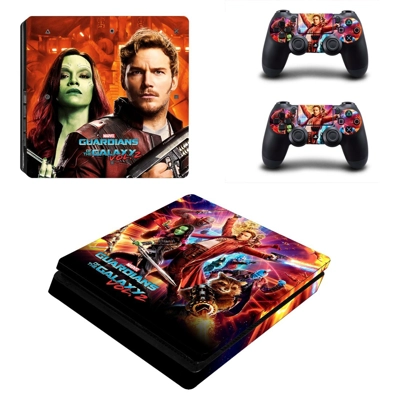 Guardians of the Galaxy 2 decal skin for PS4 Slim Console ..