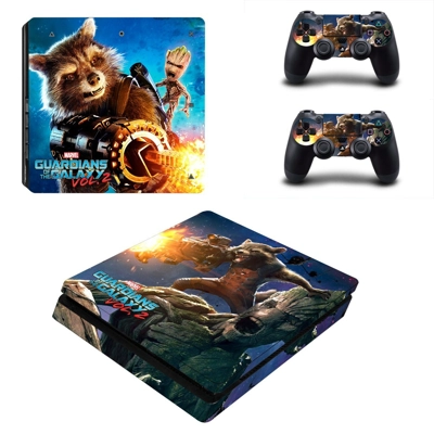Guardians of the Galaxy 2 decal skin for PS4 Slim Console ..