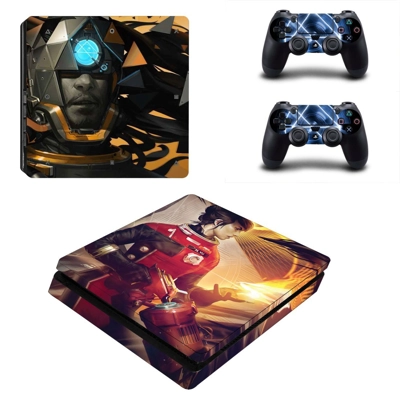 Prey decal skin for PS4 Slim Console and two controllers
