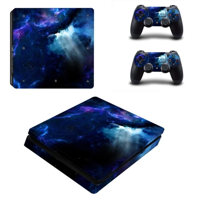 Sky scene decal skin for PS4 Slim Console and two controll.. Sky scene decal skin for PS4 Slim Console and two controll..