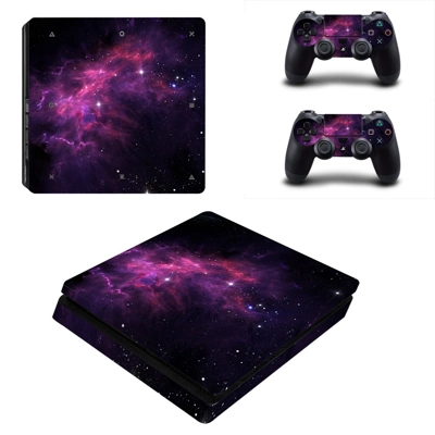 Sky scene decal skin for PS4 Slim Console and two controll.. Sky scene decal skin for PS4 Slim Console and two controll..
