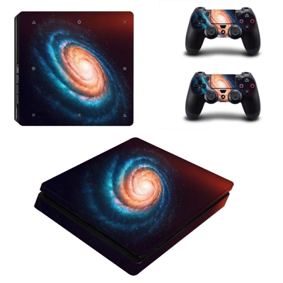 Open Galaxy decal skin for PS4 Slim Console and two contro.. Open Galaxy decal skin for PS4 Slim Console and two contro..
