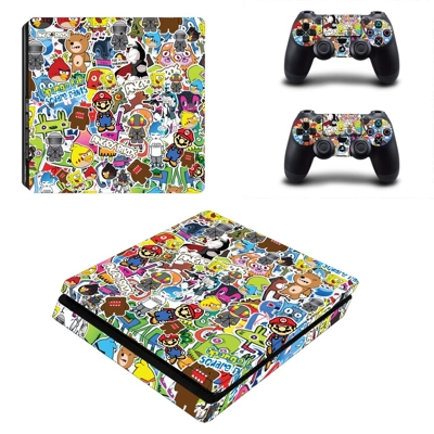 Jdm stickers decal skin for PS4 Slim Console and two contr.. Jdm stickers decal skin for PS4 Slim Console and two contr..