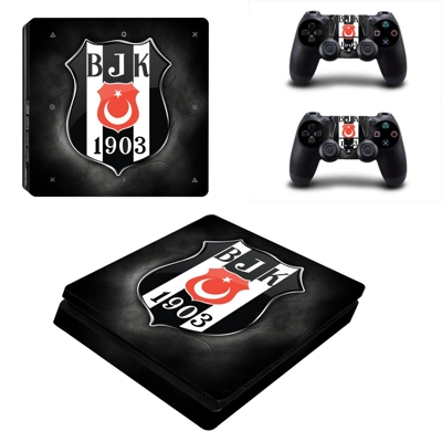 Besiktas JK decal skin for PS4 Slim Console and two controllers