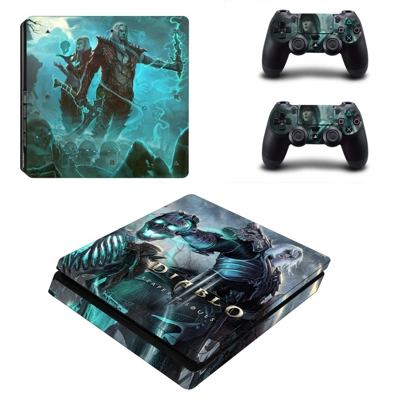 Diablo 3 Reaper of Souls decal skin for PS4 Slim Console a..