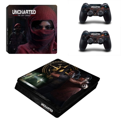 Uncharted The Lost Legacy decal skin for PS4 Slim Console ..