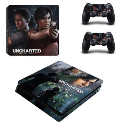 Uncharted The Lost Legacy decal skin for PS4 Slim Console ..