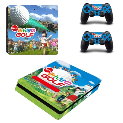 New Everybody's Golf� decal skin for PS4 Slim Console and two controllers
