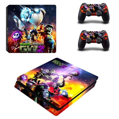 Plants vs Zombies GW2 decal skin for PS4 Slim Console and ..