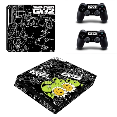 Plants vs Zombies GW2 decal skin for PS4 Slim Console and ..