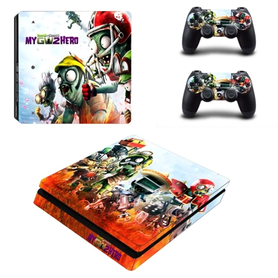 Plants vs Zombies My GW2 Hero decal skin for PS4 Slim Cons..