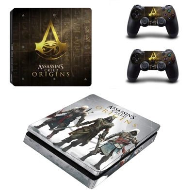 Assassin's Creed Origins decal skin for PS4 Slim Console a..