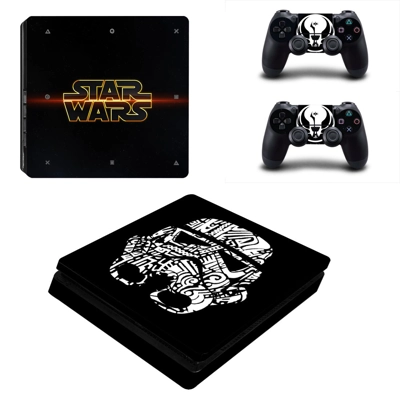 Star Wars decal skin for PS4 Slim Console and two controllers