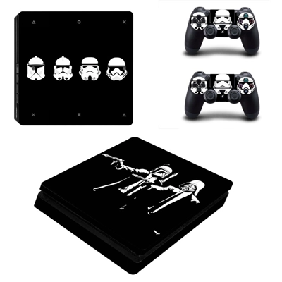 Star Wars decal skin for PS4 Slim Console and two controllers