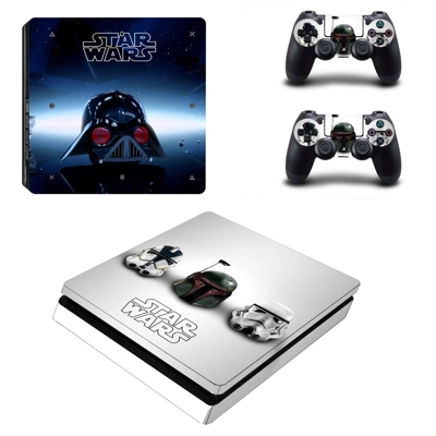 Star Wars decal skin for PS4 Slim Console and two controllers