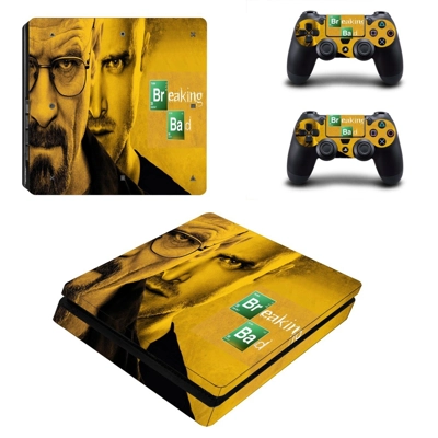 Breaking Bad decal skin for PS4 Slim Console and two controllers