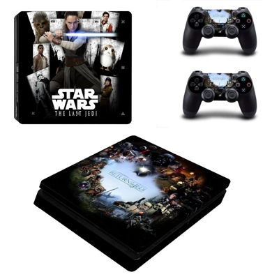 Star Wars The Last Jedi decal skin for PS4 Slim Console an..