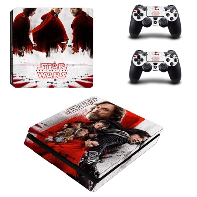 Star Wars The Last Jedi decal skin for PS4 Slim Console an..