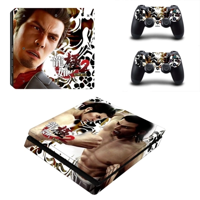 Yakuza 6 The Song of Life decal skin for PS4 Slim Console .. Yakuza 6 The Song of Life decal skin for PS4 Slim Console ..