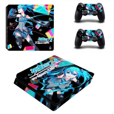 Hatsune Miku Project DIVA decal skin for PS4 Slim Console ..