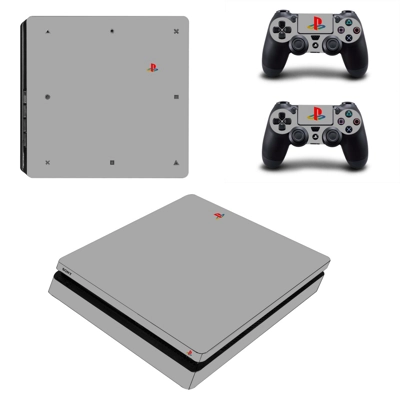 Playstation Logo decal skin for PS4 Slim Console and two controllers