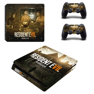 Resident Evil Biohazard decal skin for PS4 Slim Console an..