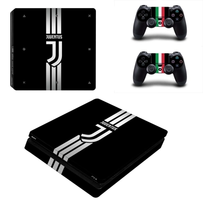 Juventus FC decal skin for PS4 Slim Console and two contro..