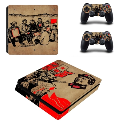 Reading to the farmers decal skin for PS4 Slim Console and two controllers