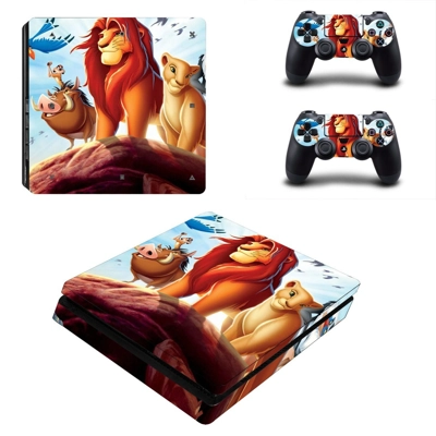 Animal United decal skin for PS4 Slim Console and two controllers