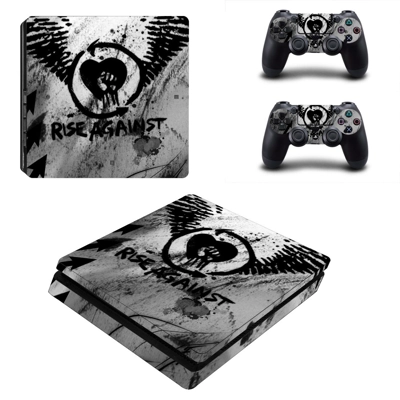 Rise Against decal skin for PS4 Slim Console and two contr.. Rise Against decal skin for PS4 Slim Console and two contr..