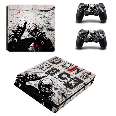 Punk Rock decal skin for PS4 Slim Console and two controll.. Punk Rock decal skin for PS4 Slim Console and two controll..