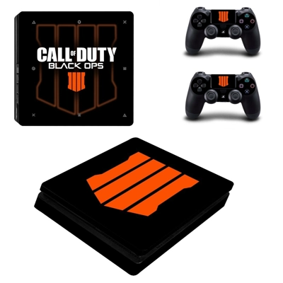 Call of Duty black ops 4 decal skin for PS4 Slim Console a.. Call of Duty black ops 4 decal skin for PS4 Slim Console a..