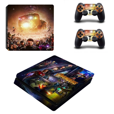 Avengers infinity war decal skin for PS4 Slim Console and .. Avengers infinity war decal skin for PS4 Slim Console and ..