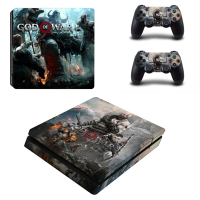God of War 4 decal skin for PS4 Slim Console and two contr.. God of War 4 decal skin for PS4 Slim Console and two contr..