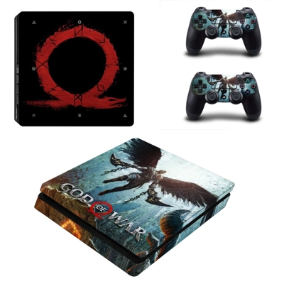 God of War 4 decal skin for PS4 Slim Console and two contr.. God of War 4 decal skin for PS4 Slim Console and two contr..
