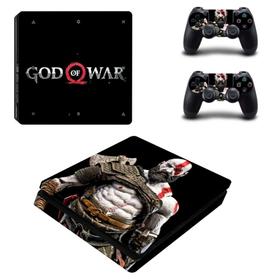 God of War 4 decal skin for PS4 Slim Console and two contr.. God of War 4 decal skin for PS4 Slim Console and two contr..