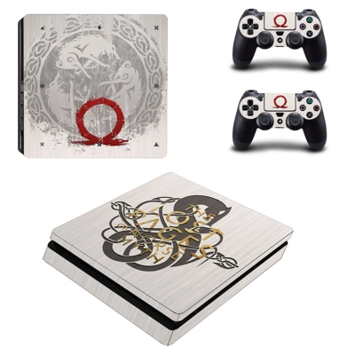 God of War 4 decal skin for PS4 Slim Console and two contr.. God of War 4 decal skin for PS4 Slim Console and two contr..
