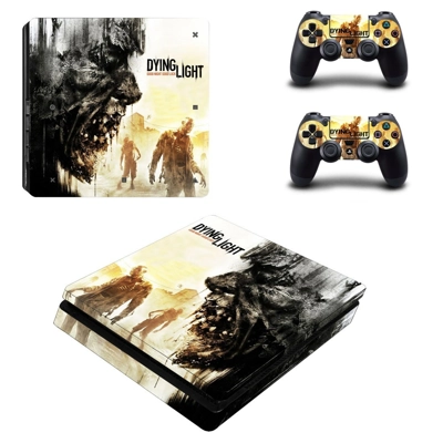 Dying Light decal skin for PS4 Slim Console and two contro.. Dying Light decal skin for PS4 Slim Console and two contro..