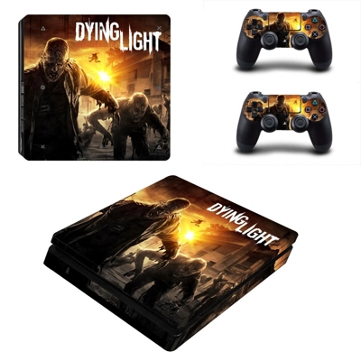 Dying Light decal skin for PS4 Slim Console and two contro.. Dying Light decal skin for PS4 Slim Console and two contro..