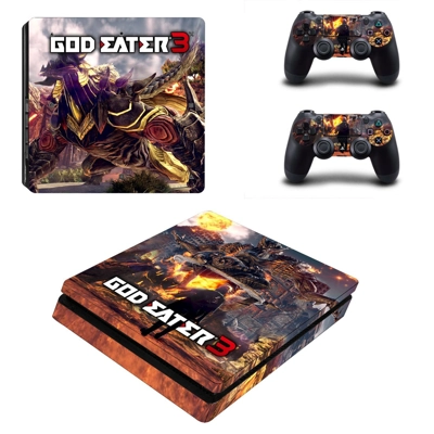 God Eater 3 decal skin for PS4 Slim Console and two contro.. God Eater 3 decal skin for PS4 Slim Console and two contro..