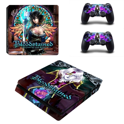 Bloodstained Ritual of the Night decal skin for PS4 Slim C.. Bloodstained Ritual of the Night decal skin for PS4 Slim C..