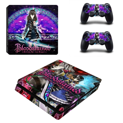 Bloodstained Ritual of the Night decal skin for PS4 Slim C.. Bloodstained Ritual of the Night decal skin for PS4 Slim C..