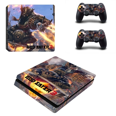 God Eater 3 decal skin for PS4 Slim Console and two contro.. God Eater 3 decal skin for PS4 Slim Console and two contro..