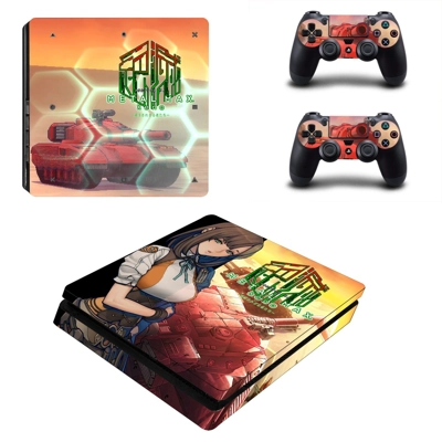 Metal Max Xeno decal skin for PS4 Slim Console and two con.. Metal Max Xeno decal skin for PS4 Slim Console and two con..