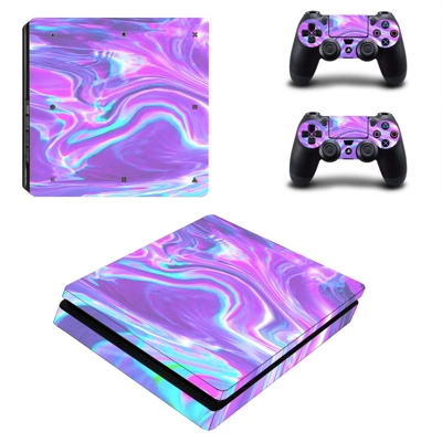 Abstract Wallpaper decal skin for PS4 Slim Console and two.. Abstract Wallpaper decal skin for PS4 Slim Console and two..