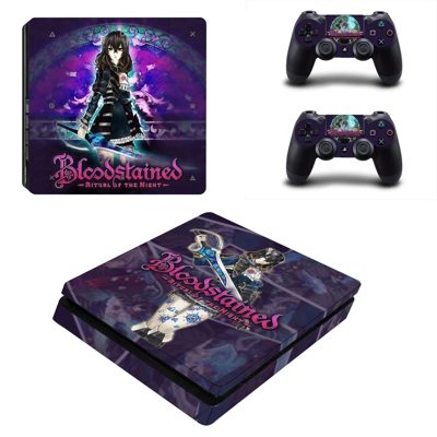 Bloodstained Ritual of the Night decal skin for PS4 Slim C.. Bloodstained Ritual of the Night decal skin for PS4 Slim C..