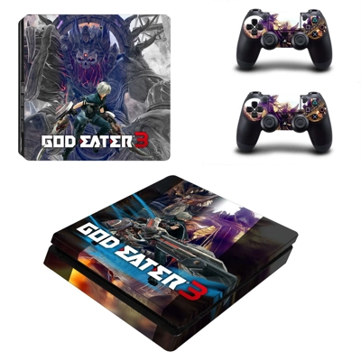 God Eater 3 decal skin for PS4 Slim Console and two contro.. God Eater 3 decal skin for PS4 Slim Console and two contro..